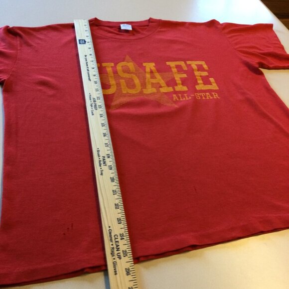 VTG Military Tee XL Air Force 86 World Softball Champions USAFE SIngle Stitch - Picture 10 of 10